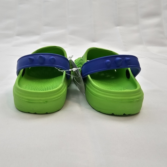 NWT, Toddler Dinosaur Clogs Shoes Green Kid Size 8-11.5 - Picture 6 of 12